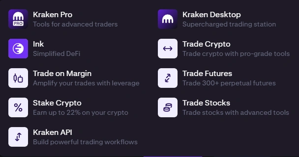 Kraken trading opportunities interface